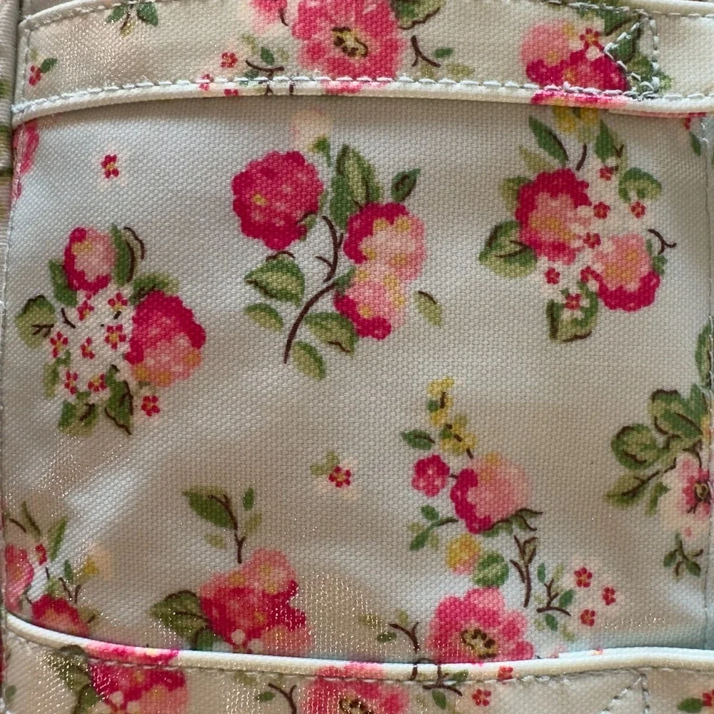 Cath Kidston Cath Kids Small Hand Bag w/‎ Coin Purse PVC Coated Cotton-Floral